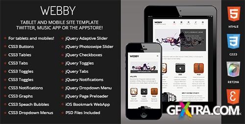 ThemeForest - Webby | Mobile & Tablet Responsive Template - RIP