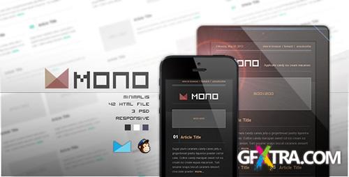 ThemeForest - Mono - Responsive E-mail Template - RIP