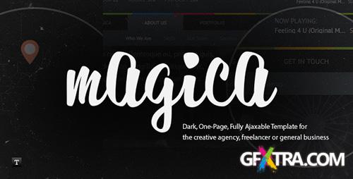 ThemeForest - Magica - One Page, Fully Ajaxable HTML Template  - RIP