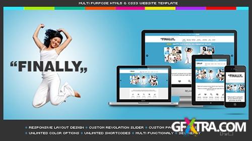 Mojo-Themes - Finally - Responsive HTML5 Website Template - RIP