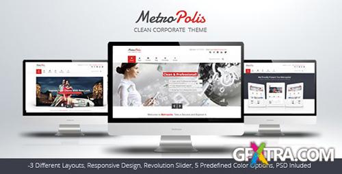 ThemeForest - Metropolis - Clean Multipurpose Theme - RIP