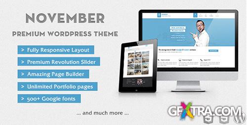 ThemeForest - November v1.0 - Clean & Modern Wordpress Theme