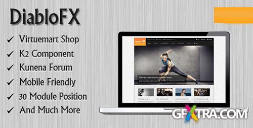 ThemeForest - DiabloFX v1.0 - Multipurpose Joomla Template