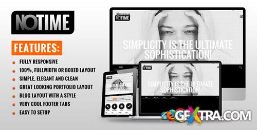 ThemeForest - NOTIME v1.1 - Business Portfolio WordPress Theme