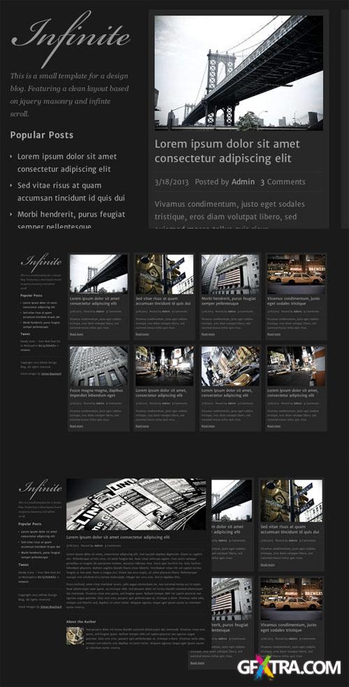 WeGraphics - Infinite - A Design Blog Template HTML/CSS