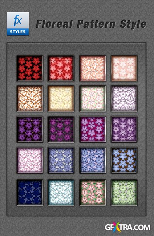 Floral Photoshop Pattern Style