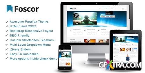 ThemeForest - Foscor - Interactive Parallax - Responsive Theme - RIP