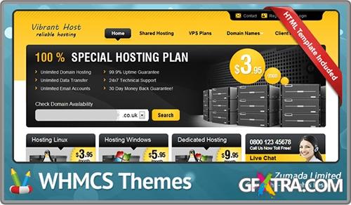 Vibrant Host - Version 5.0 WHMCS 5.x Template