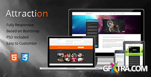 ThemeForest - Attraction - Responsive Landing Page - FULL