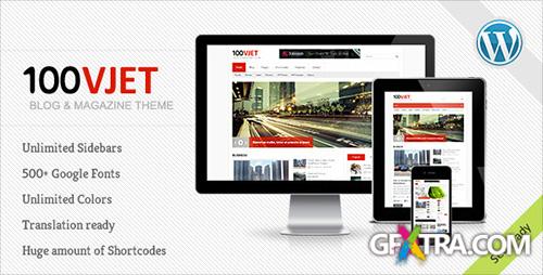 ThemeForest - 100 Vjet v1.2 - Responsive WP Magazine