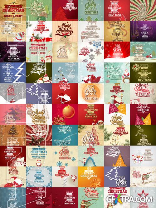 Christmas Vectors Set - 60xEPS