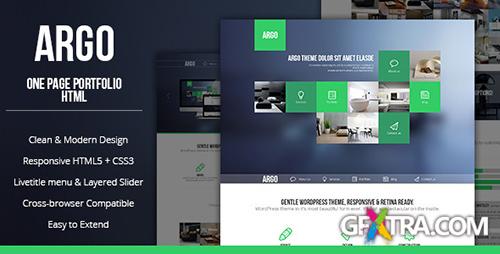 ThemeForest - Argo v1.0 - Modern OnePage Bootstrap Metro UI Template - FULL