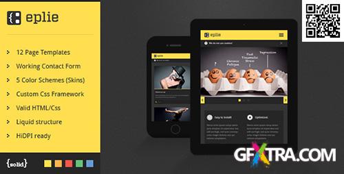 ThemeForest - eplie | Mobile HTML/Css Portfolio Template - RIP