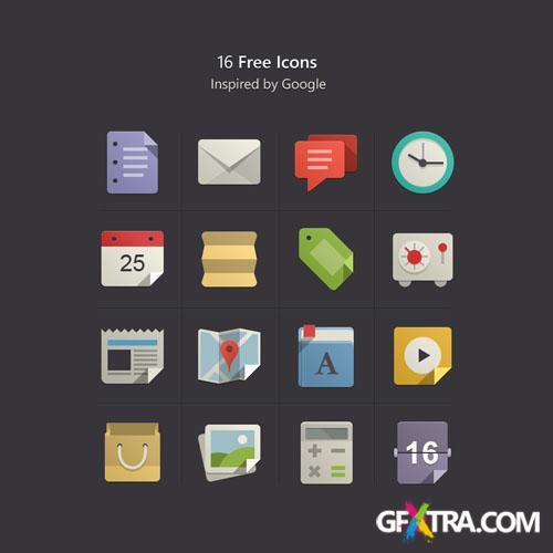 Pixeden - Flat Design Icons Set Vol1