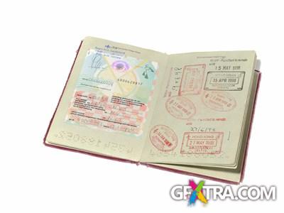 Passport and Visa 21x JPEG + 4 EPS