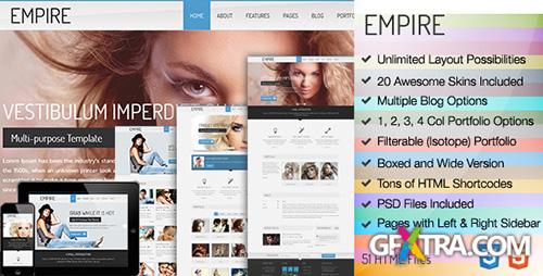 ThemeForest - Empire - Business, Portfolio HTML 5 Template - RIP