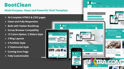 Mojo-Themes - BootClean - BootStrap Business Template - RIP