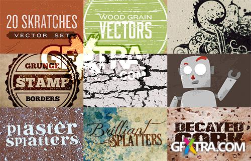 WeGraphics Vector Grunge & Splatters Pack