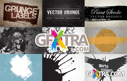 WeGraphics Vector Grunge & Splatters Pack