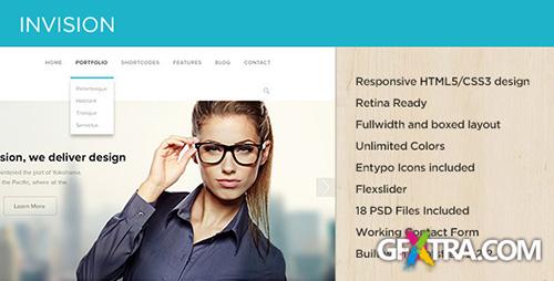 ThemeForest - INVISION Corporate Site Template - RIP