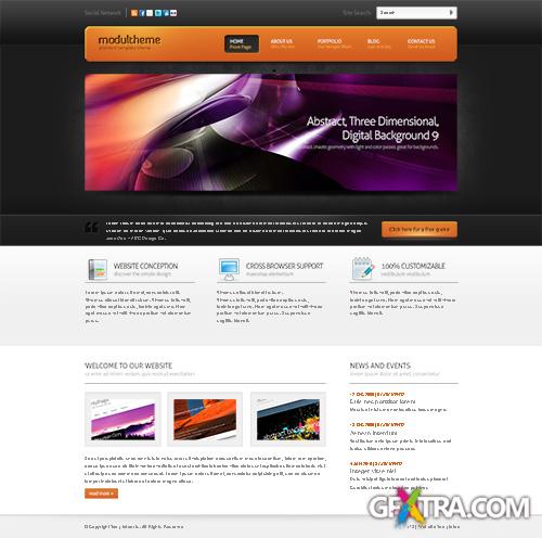 DreamTemplate - ModulTheme 3D - Webpage Template