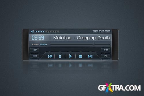 PSD Web Design - Player Interface