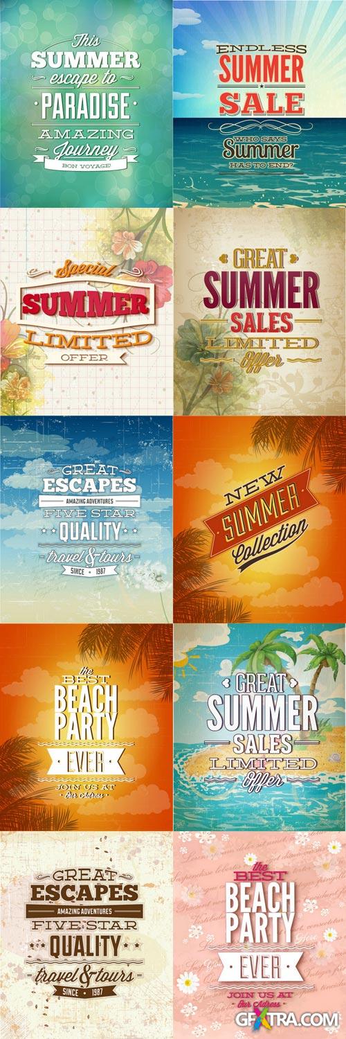 Summer Vector Set - 30xEPS