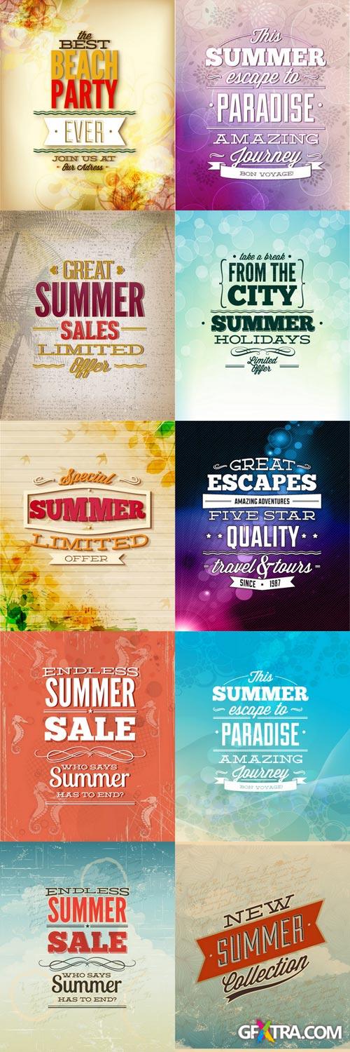 Summer Vector Set - 30xEPS