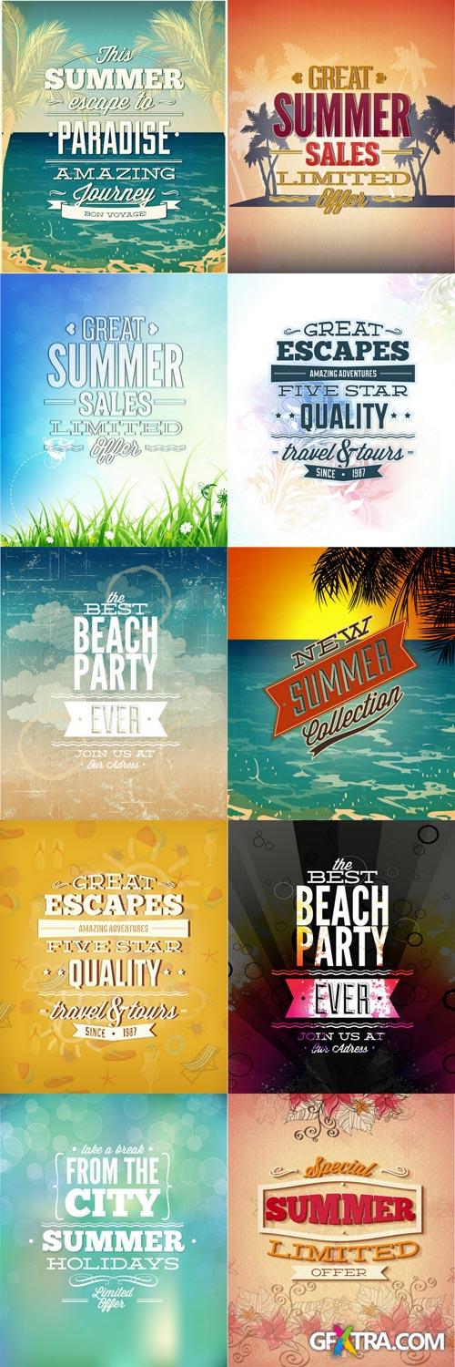 Summer Vector Set - 30xEPS