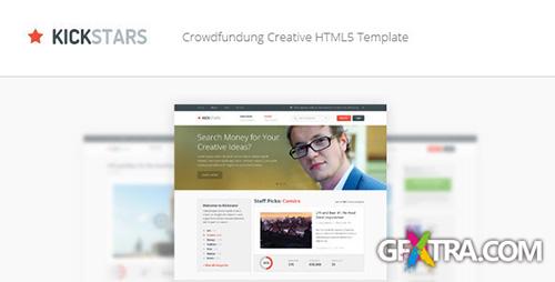 ThemeForest - Kickstars - Crowdfunding HTML5 Template - RIP