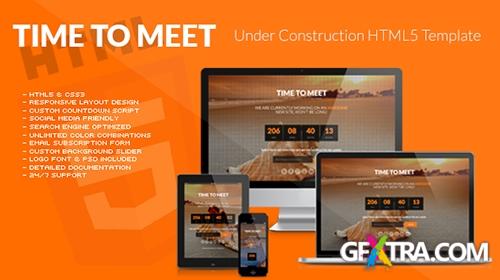 Mojo-Themes - Time to Meet - Responsive Under Construction HTML5 Template - RIP