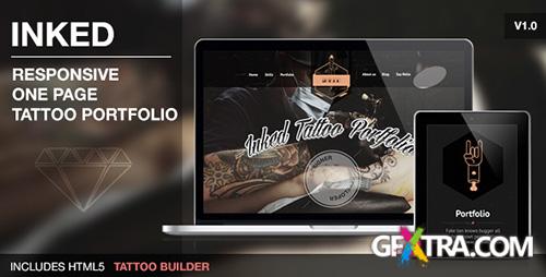 ThemeForest - Inked - Responsive Tattoo Portfolio - RIP