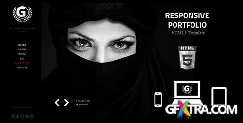 ThemeForest - G - Responsive Portfolio HTML5 Website Template - RIP