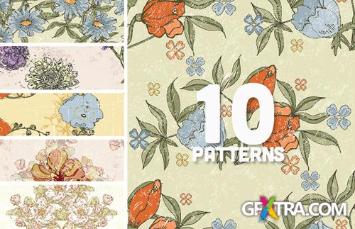 Vector Floral Patterns Set 88