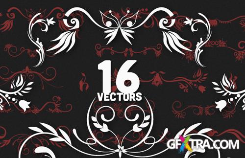 Vector Floral Set 3