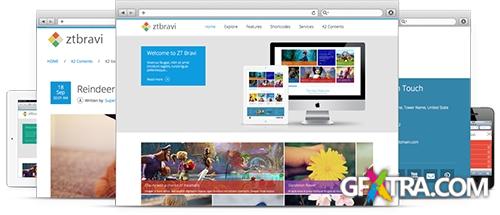 ZooTemplate - ZT Bravi v1.0.0 - Metro UI Responsive Joomla 2.5 Template