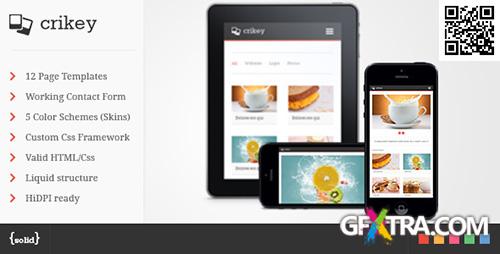 ThemeForest - crikey | Mobile HTML/Css Portfolio Template - RIP