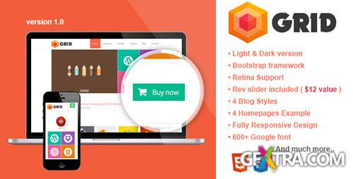 ThemeForest -  Grid - Responsive Portfolio Retina Template - RIP
