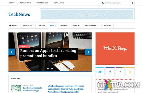 Templatic - TechNews v2.0 Theme for WordPress