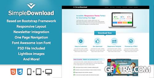 ThemeForest - SimpleDownload Landingpage - RIP