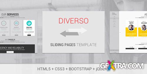 ThemeForest - Diverso - Bootstrap Responsive Sliding Pages - RIP