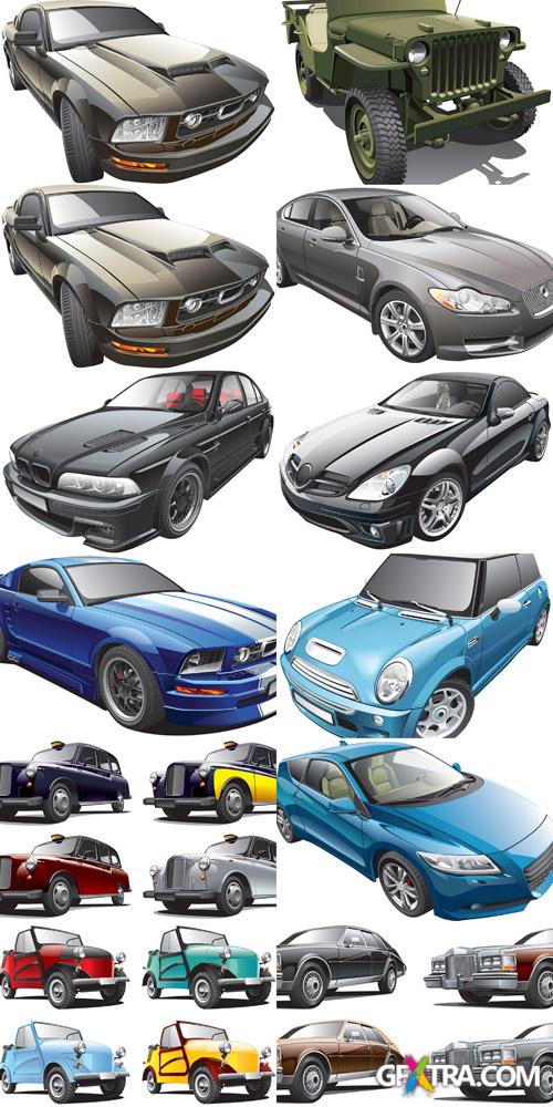 Automobiles Vectors Illustrations - 35xEPS