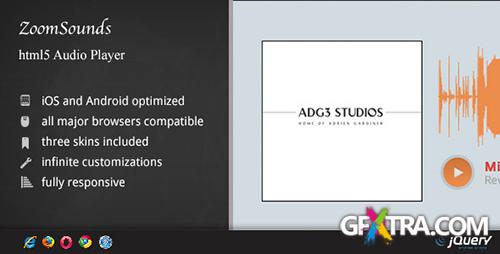 CodeCanyon - ZoomSounds - neat HTML5 Audio Player - RIP