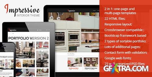 ThemeForest - Impressive - Interior Responsive HTML5 Template - RIP