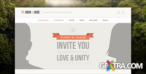 ThemeForest - Wedding v1.3 - Responsive Single Page WordPress Theme