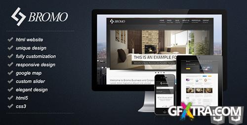 ThemeForest - Bromo - Premium Responsive Business HTML5 Template - FULL