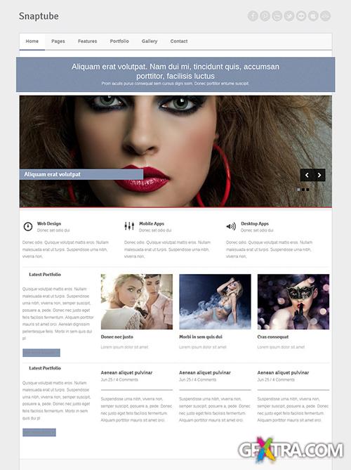 DreamTemplate - SnapTube - Responsive Website Template