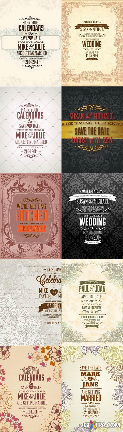 Wedding Vectors Set - 40xEPS