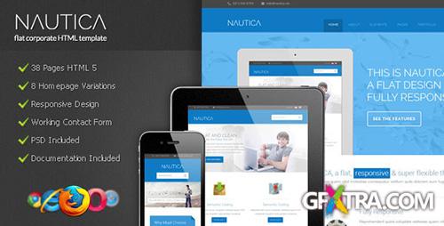 ThemeForest - Nautica - Flat Corporate HTML Template - RIP