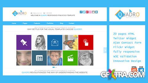 Mojo-Themes - Quadro Responsive Template HTML5-CSS3 - RIP